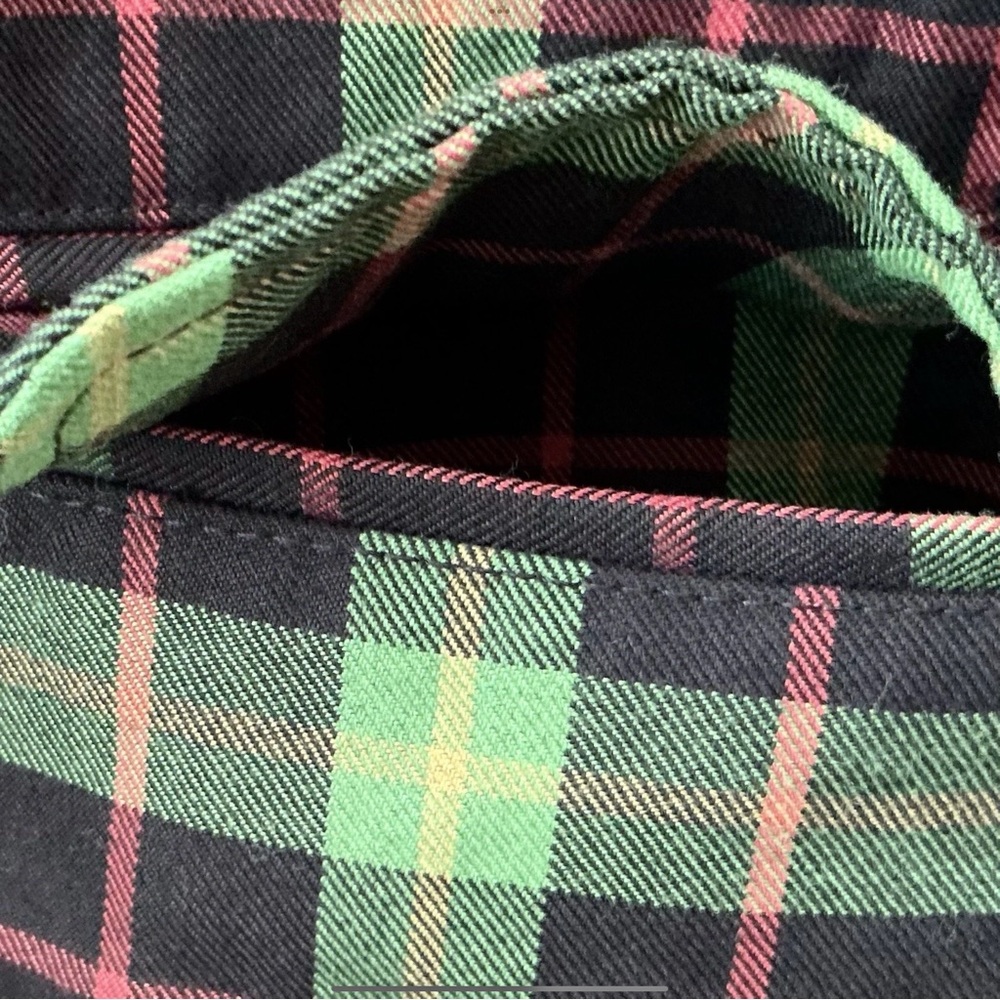 Vintage Y2K Teddy Fresh Cropped Plaid Jacket Zip Up Preppy Retro Grunge Size M - Picture 6 of 13